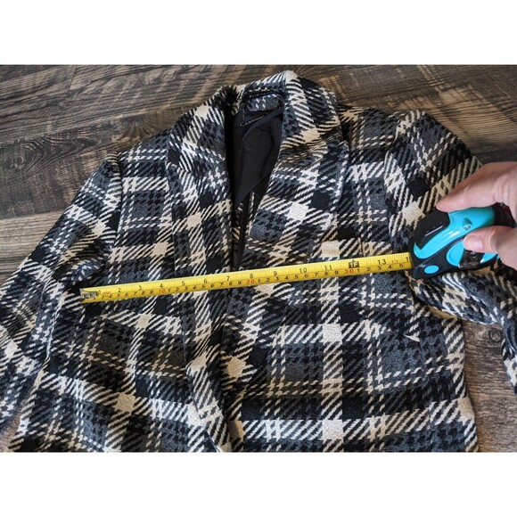 Elie Tahari Tweed Blazer XS Wool Blend Preppy Old Money Houndstooth NWT $325 - Picture 9 of 12